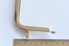 18 x 7.5cm ( 7" x 3" ) Light Gold Purse Frame Handle Purse Frame With Screws