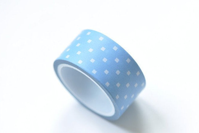 Blue Washi Tape Scrapbooking Supplies 20mm x 5M Roll A12552