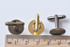 10 pcs (5 Pairs) Cuff Links Cufflinks Flat Pad Setting Match 6mm-20mm Cameo