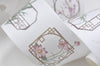 Asian Culture Vintage Window Washi Tape/ Wide Japanese Masking Tape 50mm x 3M Roll A10547