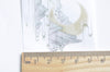 Mountains Moon Vintage Washi Tape Wide Scrapbooking Supply 55mm wide x 3M Roll A10544