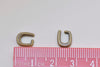 50 pcs Antique Bronze Snap On Bail Charms 7x8mm A2803
