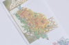 Retro Flowers And Vintage Windows Washi Tape 45mm wide x 3M A10674