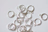 10 pcs Silver/Light Gold/Platinum/24K Gold Earring Hoop Ear Findings