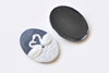 10 pcs Resin Oval White Swan On Black Cameo Cabochon 18x25mm A8411