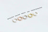 20 pcs 925 Solid Sterling Silver Closed Soldered Jump Rings Size 3mm/3.5mm/4mm/5mm