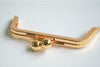 14cm ( 5 1/2 Inch) Purse Frame With Screws Silver And Gold