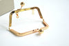 14cm ( 5 1/2 Inch) Purse Frame With Screws Silver And Gold