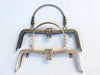20cm (7") Flower Sewing Purse Frame With Handle Four Colors Available