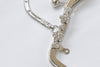 Silver Purse Frame Clutch Bag Handle Purse Frame With Screws 20.5cm ( 8")
