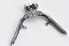 Retro Pearl Head Purse Frame With Screws Handle Purse Frame 18cm ( 7")