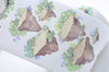 Vintage Footsteps Washi Tape/ Wide Japanese Masking Tape 50mm x 3M Roll A10631