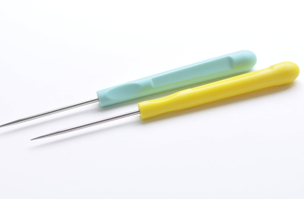 Plastic Handle Awl/ 13cm (5") Length DIY Tool Felting Awl Purse Frame Bag Tool Set of 2
