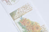 Retro Flowers And Vintage Windows Washi Tape 45mm wide x 3M A10674
