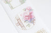 Retro Flowers And Vintage Windows Washi Tape 45mm wide x 3M A10674