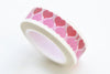 Cute Love Heart Washi Tape Masking Tape 15mm x 10M A10683