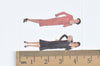 Elegant Girl/ Retro Lady Washi Tape 45mm wide x 5M A10695
