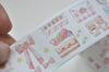 Cute Wide Washi Tape Pink Fruits Masking Tape 30mm Wide x 3M Long A10563