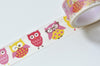 Lovely Owl Design Washi Tape 20mm x 5M Roll A12230
