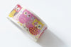 Lovely Owl Design Washi Tape 20mm x 5M Roll A12230