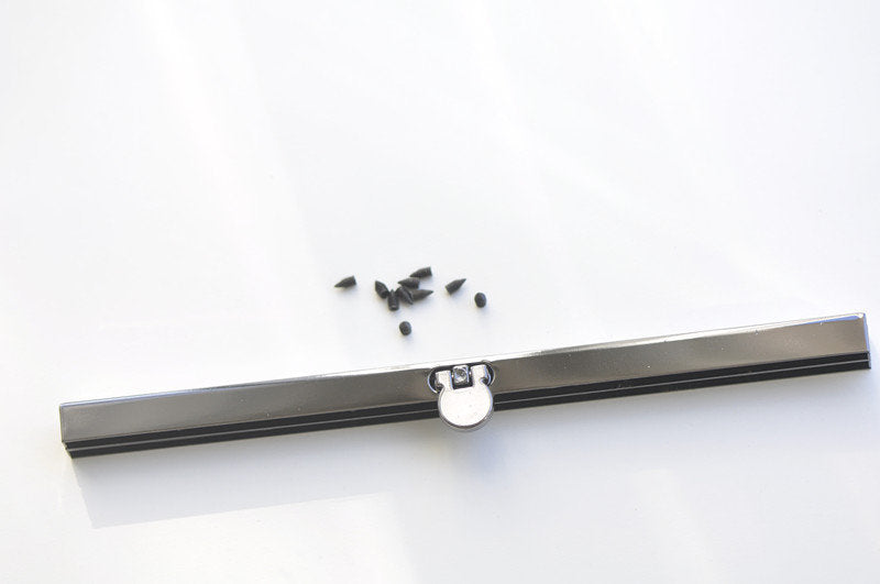 Wedding Purse Frame Bar Lock Wallet Purse Frame With Screws Gunmental Black 19cm ( 7") / 10cm(4")