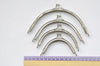 8.5/10.5/12.5/15.5cm (3"to 6") Retro Silver Purse Frame Sewing Purse Frame