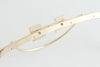 8"/11" Purse Frame With Screws Gunmental And Light Gold 20.5cm/28.5cm