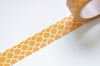 Orange Masking Washi Tape Scrapbooking Tape 15mm Wide x 10M Roll A12223
