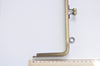 22cm (8") Brushed Brass Purse Frame Clutch Bag Purse Frame Glue-In Style