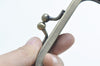 10cm (4.1") Antique Bronze Purse Frame Glue-In Style 10.5 x 5.5cm ( 4" x 2")