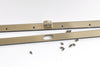 19cm ( 7") Brushed Brass Purse Frame Quality Bar Lock Wallet Purse Frame With Screws