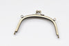 5" Retro Bronze Metal Purse Frame / Handle Purse Frame Wedding Bag Glue-In Style 12.5 x 6cm (5"x 2 1/2")