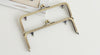 20cm ( 8") Brushed Brass Purse Frame Clutch Bag Making