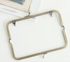20cm ( 8") Brushed Brass Purse Frame Clutch Bag Making