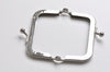 Silver Purse Frame Coin Purse Frame Glue-In Styles 6.5cm x 3.5cm