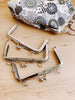 11cm ( 4 ") Purse Frame Silver 11cmx5cm