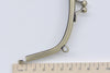 5" Retro Bronze Metal Purse Frame / Handle Purse Frame Wedding Bag Glue-In Style 12.5 x 6cm (5"x 2 1/2")