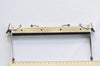 22cm Brushed Brass Metal Closure Purse Frame Doctor Bag With Screw
