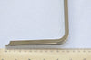 10" (27cm) Silver Purse Frame Large Bag Hanger Glue-In Style 27 x 12cm (10"x 5")