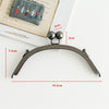 19.5cm (8") Purse Frame Half Round Purse Frame With Screws Three Colors
