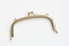 6" Light Gold Purse Frame Retro Clutch Purse Frame Making 14cm x 6cm ( 6"x 2")