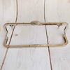 22cm (8") Bronze Purse Frame With Large Kisslock Glue-In Style Closure Frame 22x5.8cm