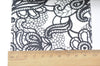 Retro Black Washi Tape Vintage Flower Washi Tape 100mm x 7M A13259