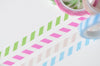 Rainbow Washi Tapes Skinny Tape 4 Rolls A Set 6mm Wide x 5 Meters A12807