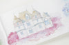 Vintage Castles Washi Tape Lined Japanese Masking Tape 45mm wide x 3M A12831