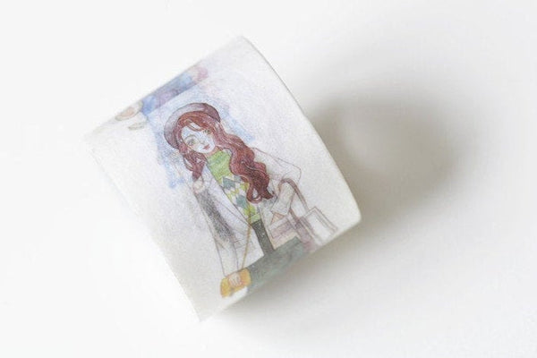 Lovely Girls Washi Tape 30mm Wide x 5 Meters Roll A13068