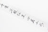 Retro Handwriting Chinese Washi Tape With Release Paper 15mm x 3M Roll A12899