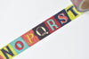 Retro Alphabet Washi Tape / Japanese Masking Tape 15mm x 2 Meters A12380