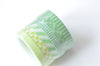 Green Washi Tapes Set Skinny 6 Rolls A Set 6mm Wide x 5 Meters A13327