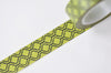 Green Washi Tapes 15mm Wide x 5 Meters A12051